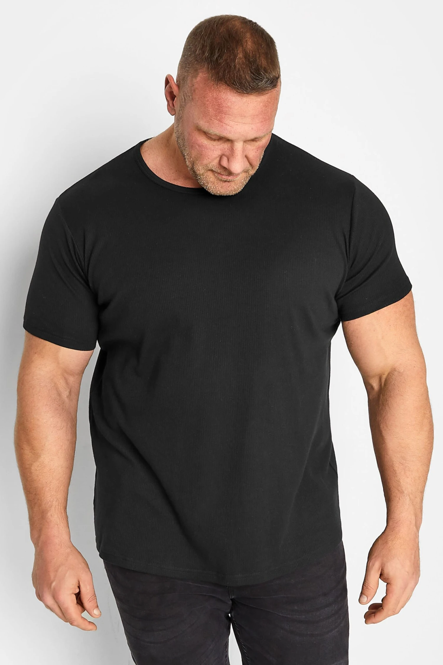 BadRhino Big & Tall 2 PACK Black Thermal T-Shirts 2 BadRhino Big & Tall 2 PACK Black Thermal T-Shirts - Image 2