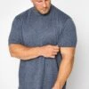 KAM Big & Tall Indigo Blue Core T-Shirt
