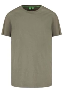 D555 Big & Tall Khaki Green Core T-Shirt -Urban Fitwear Sales d007b2cb 31cb 45 205091 XR