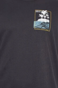 BadRhino Big & Tall Charcoal Grey Beach Print Vest Top -Urban Fitwear Sales d5aefbae c8c4 40 207935 Z