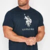 U.S. POLO ASSN. Big & Tall Navy Blue Rider Logo T-Shirt
