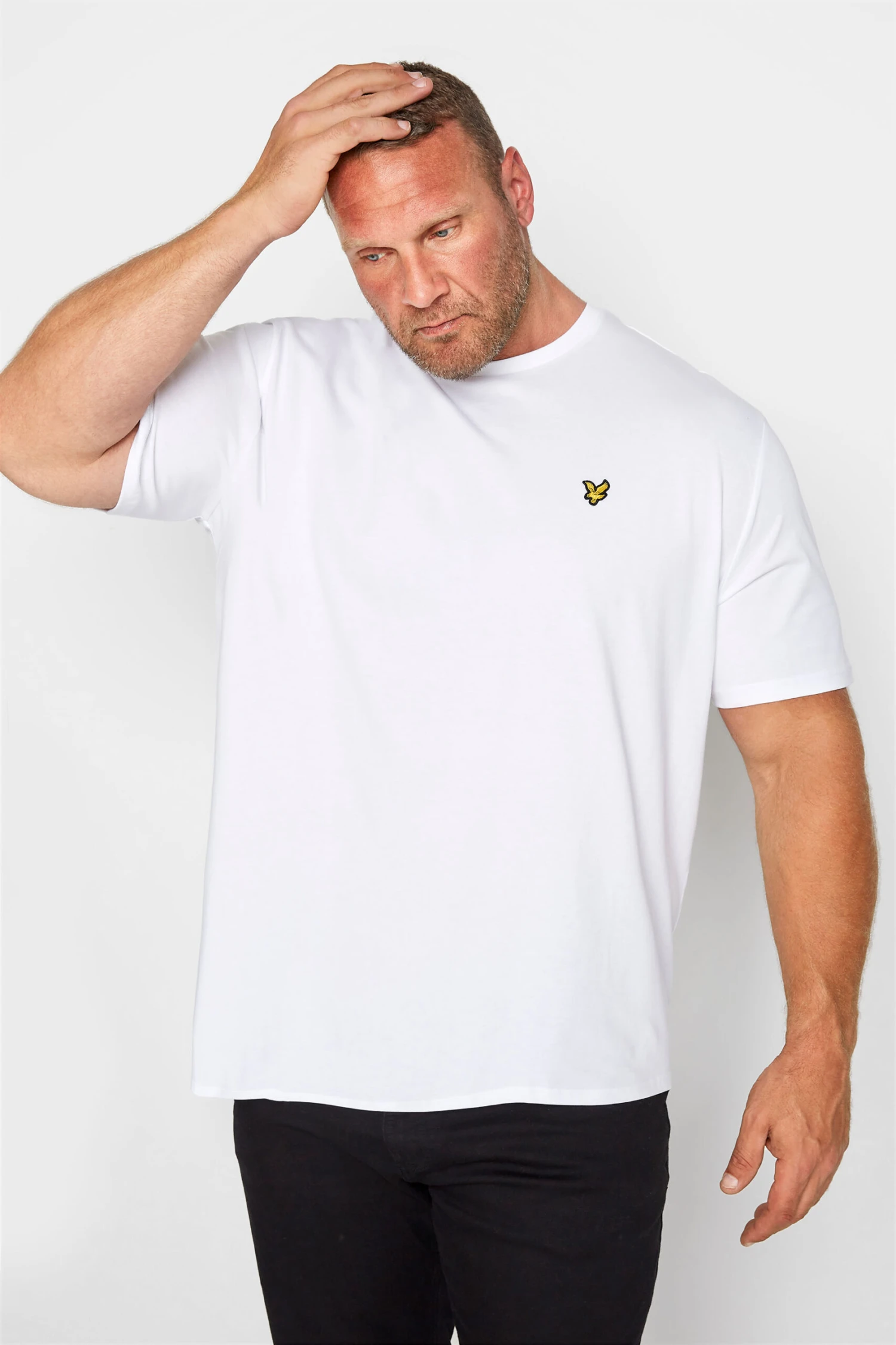 LYLE & SCOTT Big & Tall White Core T-Shirt 1 LYLE & SCOTT Big & Tall White Core T-Shirt