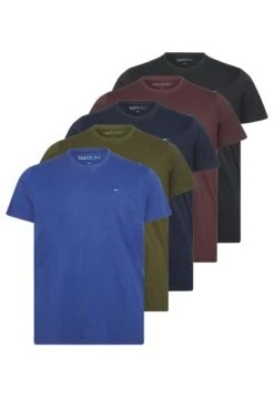 BadRhino Big & Tall 5 Pack Black & Blue Core T-Shirts -Urban Fitwear Sales e7093598 75a7 4a 205570 XS