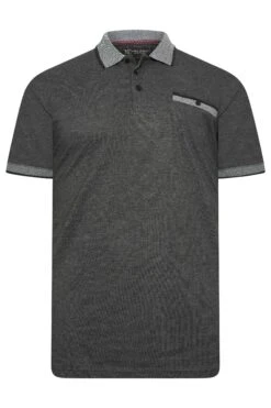 KAM Big & Tall Grey Marl Pocket Polo Shirt -Urban Fitwear Sales ea0e395f 6f9e 4c 207692 X