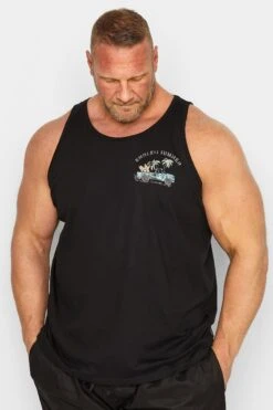 BadRhino Big & Tall 2 PACK Black & Yellow 'Endless Summer' Vests 4 BadRhino Big & Tall 2 PACK Black & Yellow 'Endless Summer' Vests -Urban Fitwear Sales ebc0698a e0ee 46 207950 A