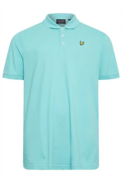 LYLE & SCOTT Big & Tall Alpine Blue Core Polo Shirt