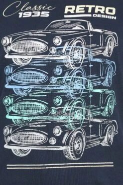 BadRhino Big & Tall Blue Retro Car Print T-Shirt -Urban Fitwear Sales ed49e3f8 53fa 4e 208745 Z
