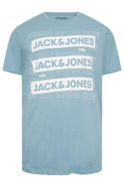JACK & JONES Big & Tall Blue 'Nordic Active Crew' Logo T-Shirt 5 JACK & JONES Big & Tall Blue 'Nordic Active Crew' Logo T-Shirt -Urban Fitwear Sales ee2bed4c 00b6 48 207863 XR