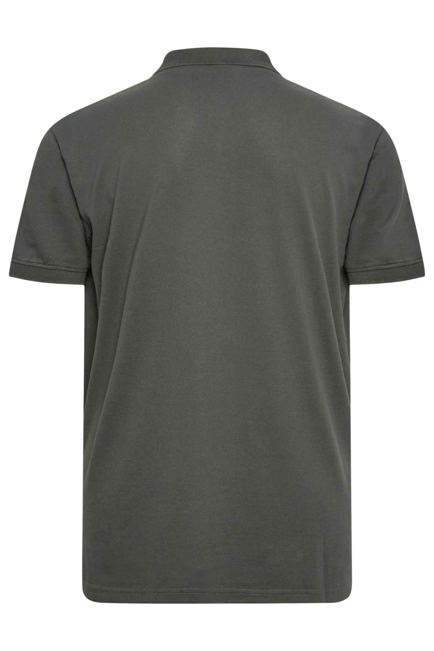 LYLE & SCOTT Big & Tall Gunmetal Grey Core Polo Shirt 3 LYLE & SCOTT Big & Tall Gunmetal Grey Core Polo Shirt - Image 3