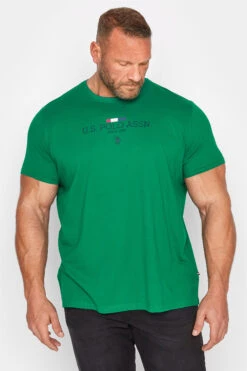 Urban Fitwear Sales 17 U.S. POLO ASSN. Big & Tall Green Heritage T-Shirt