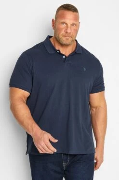 Urban Fitwear Sales 26 U.S. POLO ASSN. Big & Tall Navy Blue Core Polo Shirt