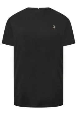 U.S. POLO ASSN. Big & Tall Black Short Sleeve Core T-Shirt -Urban Fitwear Sales ff35e53d 069b 40 207885 X