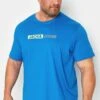 JACK & JONES Big & Tall Bright Blue Logo T-Shirt